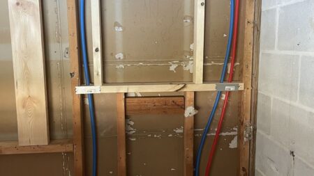 Completed plumbing work by KoolGator technicians