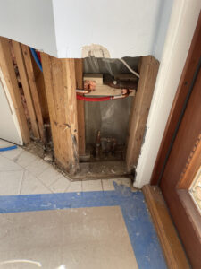 Completed plumbing work by KoolGator technicians