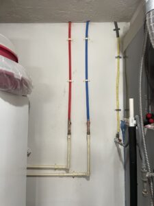 Completed plumbing work by KoolGator technicians