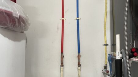 Completed plumbing work by KoolGator technicians