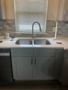 Completed plumbing work by KoolGator technicians