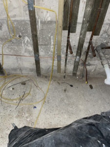 Completed plumbing work by KoolGator technicians