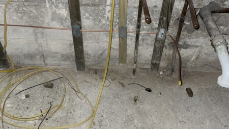 Completed plumbing work by KoolGator technicians