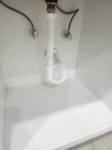 Completed plumbing work by KoolGator technicians