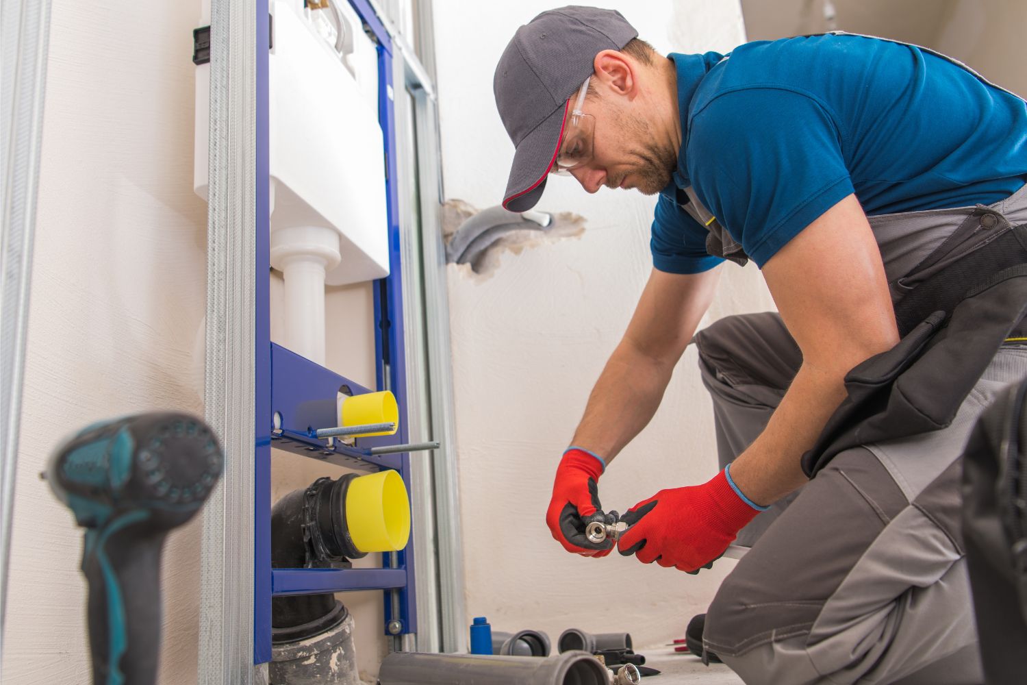 toilet installation process
