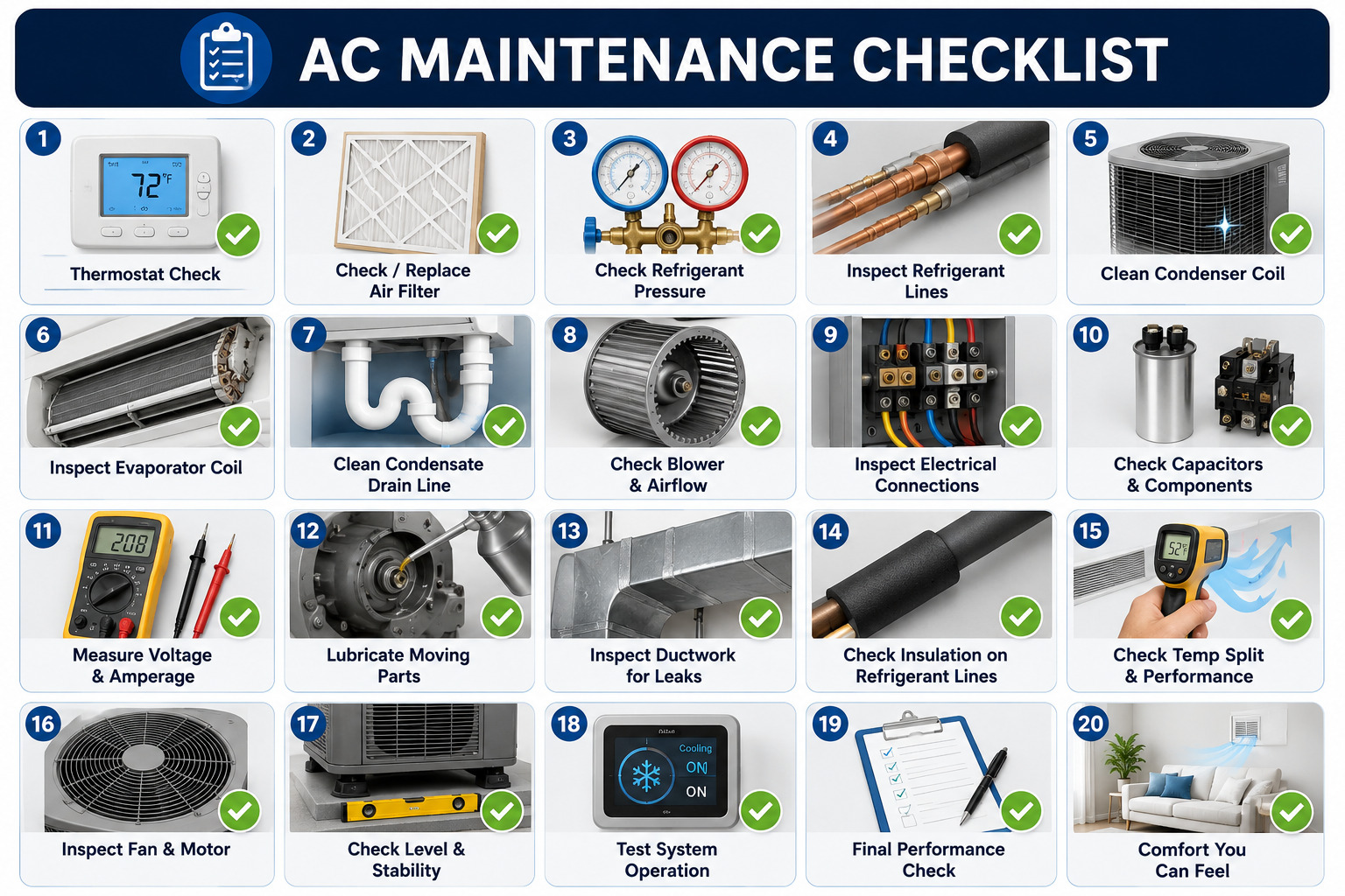 AC service checklist