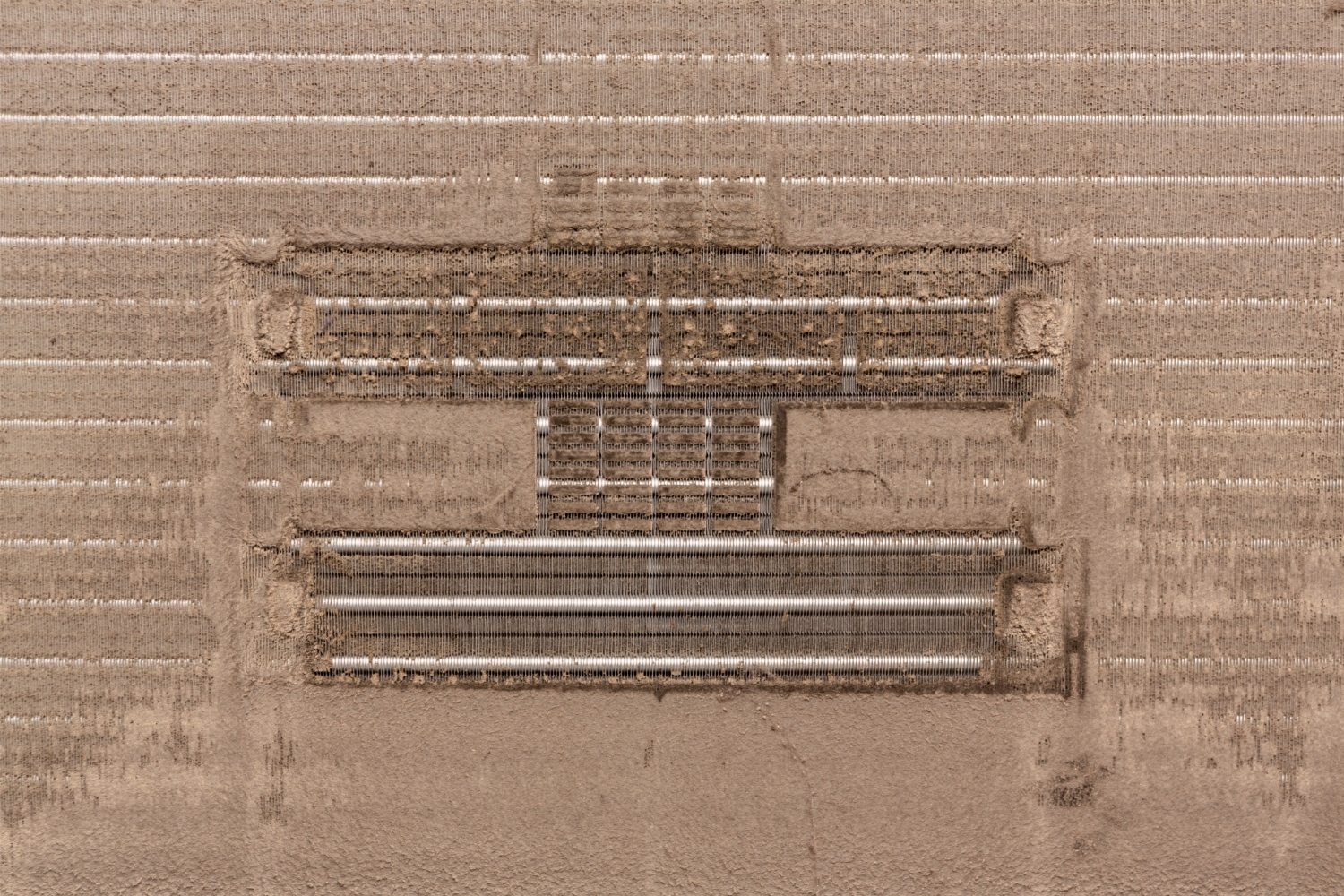 dirty air conditioner condenser